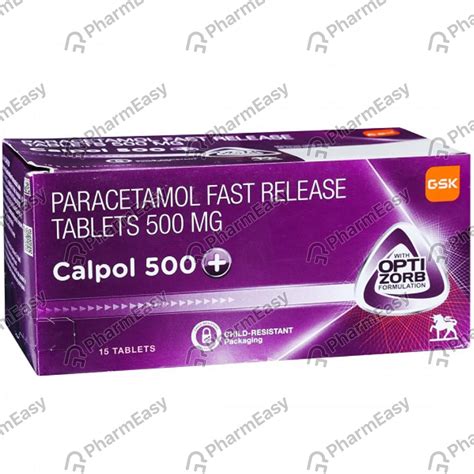 Calpol 500mg Tablet 15'S .